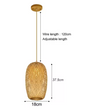 Rotan Bamboe Hanglamp – Handgeweven Natuurlijke Plafondlamp voor Woonkamer & Slaapkamer