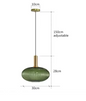 Retro Glazen Hanglamp – Kleurrijk Design met LED E27 Fitting