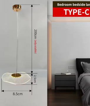 Nordic LED Hanglamp – Moderne Verlichting Aluminium, Acryl, Metaal
