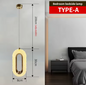 Nordic LED Hanglamp – Moderne Verlichting Aluminium, Acryl, Metaal
