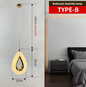 Nordic LED Hanglamp – Moderne Verlichting Aluminium, Acryl, Metaal