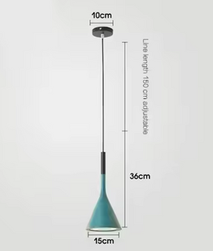 Moderne LED Hanglamp – E27 Plafondlamp voor Keuken, Slaapkamer & Eetkamer