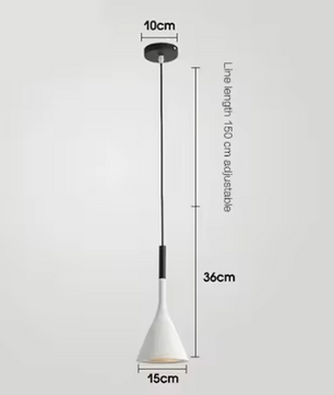 Moderne LED Hanglamp – E27 Plafondlamp voor Keuken, Slaapkamer & Eetkamer