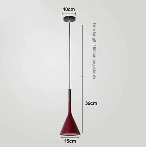 Moderne LED Hanglamp – E27 Plafondlamp voor Keuken, Slaapkamer & Eetkamer