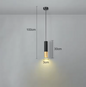 Scandinavische LED Hanglamp – Moderne Plafondlamp van IJzer & Acryl, 3 Lichtkleuren