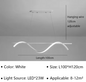 Moderne LED Hanglamp – Elegante Plafondlamp voor Woonkamer & Eetkamer