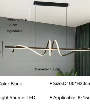 Moderne LED Hanglamp – Elegante Plafondlamp voor Woonkamer & Eetkamer