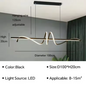 Moderne LED Hanglamp – Elegante Plafondlamp voor Woonkamer & Eetkamer