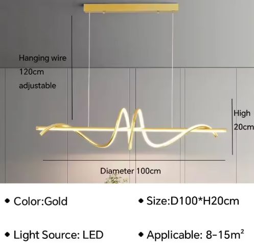 Moderne LED Hanglamp – Elegante Plafondlamp voor Woonkamer & Eetkamer