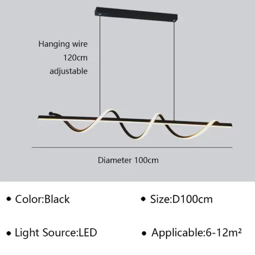 Moderne LED Hanglamp – Elegante Plafondlamp voor Woonkamer & Eetkamer