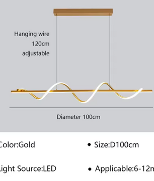 Moderne LED Hanglamp – Elegante Plafondlamp voor Woonkamer & Eetkamer
