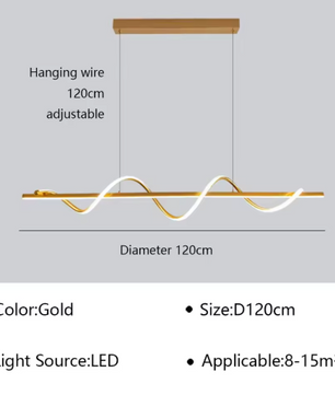 Moderne LED Hanglamp – Elegante Plafondlamp voor Woonkamer & Eetkamer