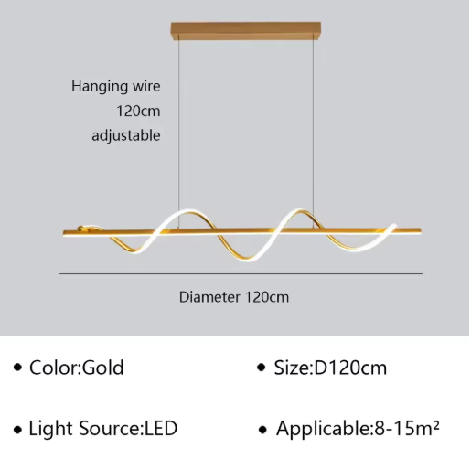 Moderne LED Hanglamp – Elegante Plafondlamp voor Woonkamer & Eetkamer