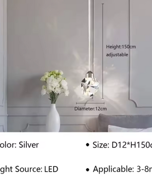 Moderne LED Hanglamp – Elegante Kroonluchter voor Woonkamer, Eetkamer & Slaapkamer