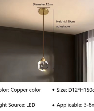Moderne LED Hanglamp – Elegante Kroonluchter voor Woonkamer, Eetkamer & Slaapkamer