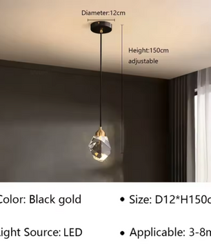 Moderne LED Hanglamp – Elegante Kroonluchter voor Woonkamer, Eetkamer & Slaapkamer