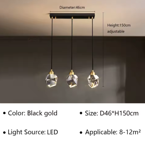 Moderne LED Hanglamp – Elegante Kroonluchter voor Woonkamer, Eetkamer & Slaapkamer