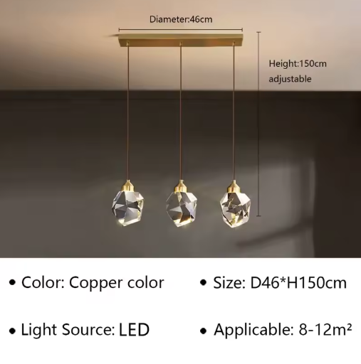 Moderne LED Hanglamp – Elegante Kroonluchter voor Woonkamer, Eetkamer & Slaapkamer