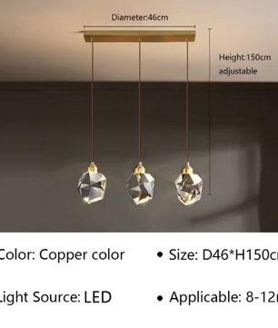 Moderne LED Hanglamp – Elegante Kroonluchter voor Woonkamer, Eetkamer & Slaapkamer