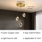 Moderne LED Hanglamp – Elegante Kroonluchter voor Woonkamer, Eetkamer & Slaapkamer