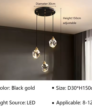 Moderne LED Hanglamp – Elegante Kroonluchter voor Woonkamer, Eetkamer & Slaapkamer