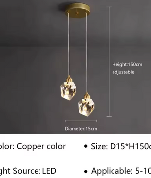 Moderne LED Hanglamp – Elegante Kroonluchter voor Woonkamer, Eetkamer & Slaapkamer