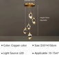 Moderne LED Hanglamp – Elegante Kroonluchter voor Woonkamer, Eetkamer & Slaapkamer