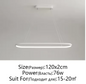 Rechthoekige LED Hanglamp – Moderne Plafondlamp voor Woonkamer, Eetkamer & Slaapkamer
