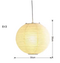 Japanse Wabi-Sabi Hanglamp – LED Rijstpapier Plafondlamp voor Woonkamer & Slaapkamer