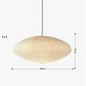 Japanse Wabi-Sabi Hanglamp – LED Rijstpapier Plafondlamp voor Woonkamer & Slaapkamer