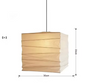 Japanse Wabi-Sabi Hanglamp – LED Rijstpapier Plafondlamp voor Woonkamer & Slaapkamer
