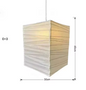 Japanse Wabi-Sabi Hanglamp – LED Rijstpapier Plafondlamp voor Woonkamer & Slaapkamer