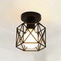 Industriële Metalen Kooi Hanglamp – Moderne LED Plafondlamp