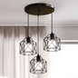 Industriële Metalen Kooi Hanglamp – Moderne LED Plafondlamp