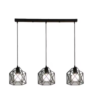 Industriële Metalen Kooi Hanglamp – Moderne LED Plafondlamp