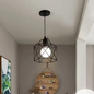 Industriële Metalen Kooi Hanglamp – Moderne LED Plafondlamp
