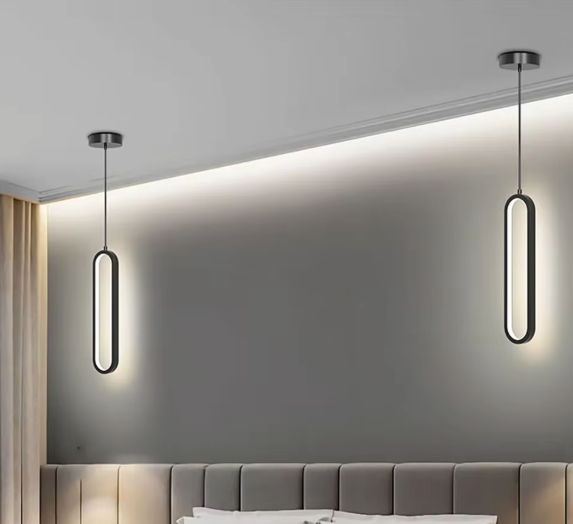 Minimalistische Aluminium Hanglamp – Scandinavisch Design voor Keukeneiland, Bar & Koffieshop