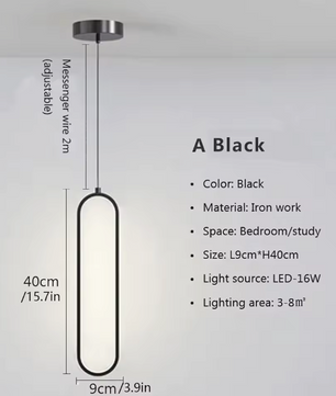Minimalistische Aluminium Hanglamp – Scandinavisch Design voor Keukeneiland, Bar & Koffieshop