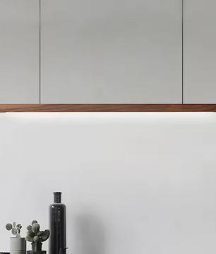 Nordic Houten LED Hanglamp – Moderne Plafondlamp voor Eetkamer, Woonkamer & Kantoor