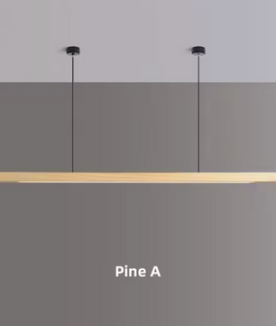 Nordic Houten LED Hanglamp – Moderne Plafondlamp voor Eetkamer, Woonkamer & Kantoor