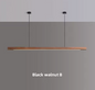 Nordic Houten LED Hanglamp – Moderne Plafondlamp voor Eetkamer, Woonkamer & Kantoor