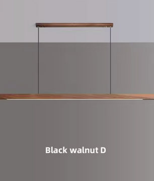 Nordic Houten LED Hanglamp – Moderne Plafondlamp voor Eetkamer, Woonkamer & Kantoor