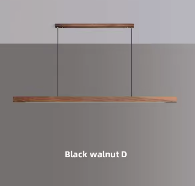 Nordic Houten LED Hanglamp – Moderne Plafondlamp voor Eetkamer, Woonkamer & Kantoor