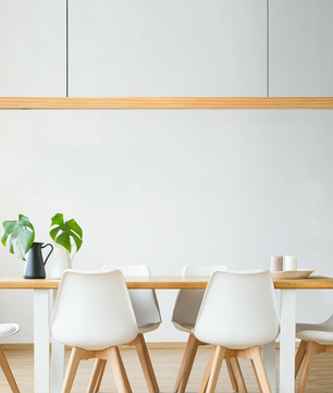 Nordic Houten LED Hanglamp – Moderne Plafondlamp voor Eetkamer, Woonkamer & Kantoor