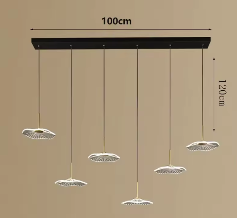 Moderne LED Hanglamp – Acryl & Metaal Kroonluchter voor Woonkamer & Eetkamer