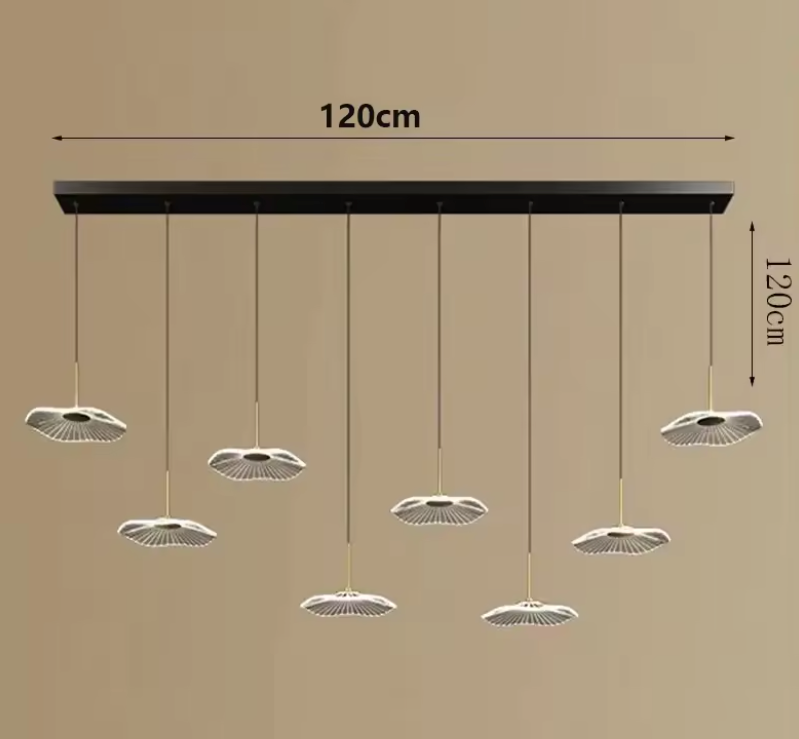 Moderne LED Hanglamp – Acryl & Metaal Kroonluchter voor Woonkamer & Eetkamer