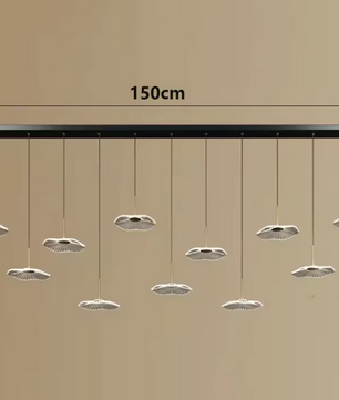 Moderne LED Hanglamp – Acryl & Metaal Kroonluchter voor Woonkamer & Eetkamer