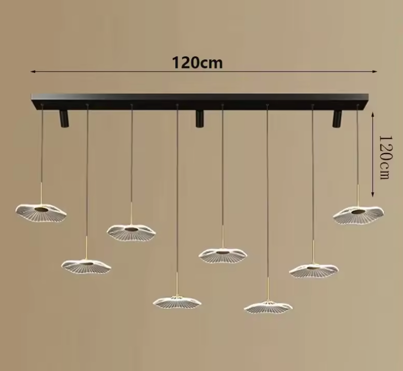 Moderne LED Hanglamp – Acryl & Metaal Kroonluchter voor Woonkamer & Eetkamer