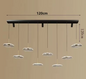 Moderne LED Hanglamp – Acryl & Metaal Kroonluchter voor Woonkamer & Eetkamer