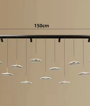 Moderne LED Hanglamp – Acryl & Metaal Kroonluchter voor Woonkamer & Eetkamer